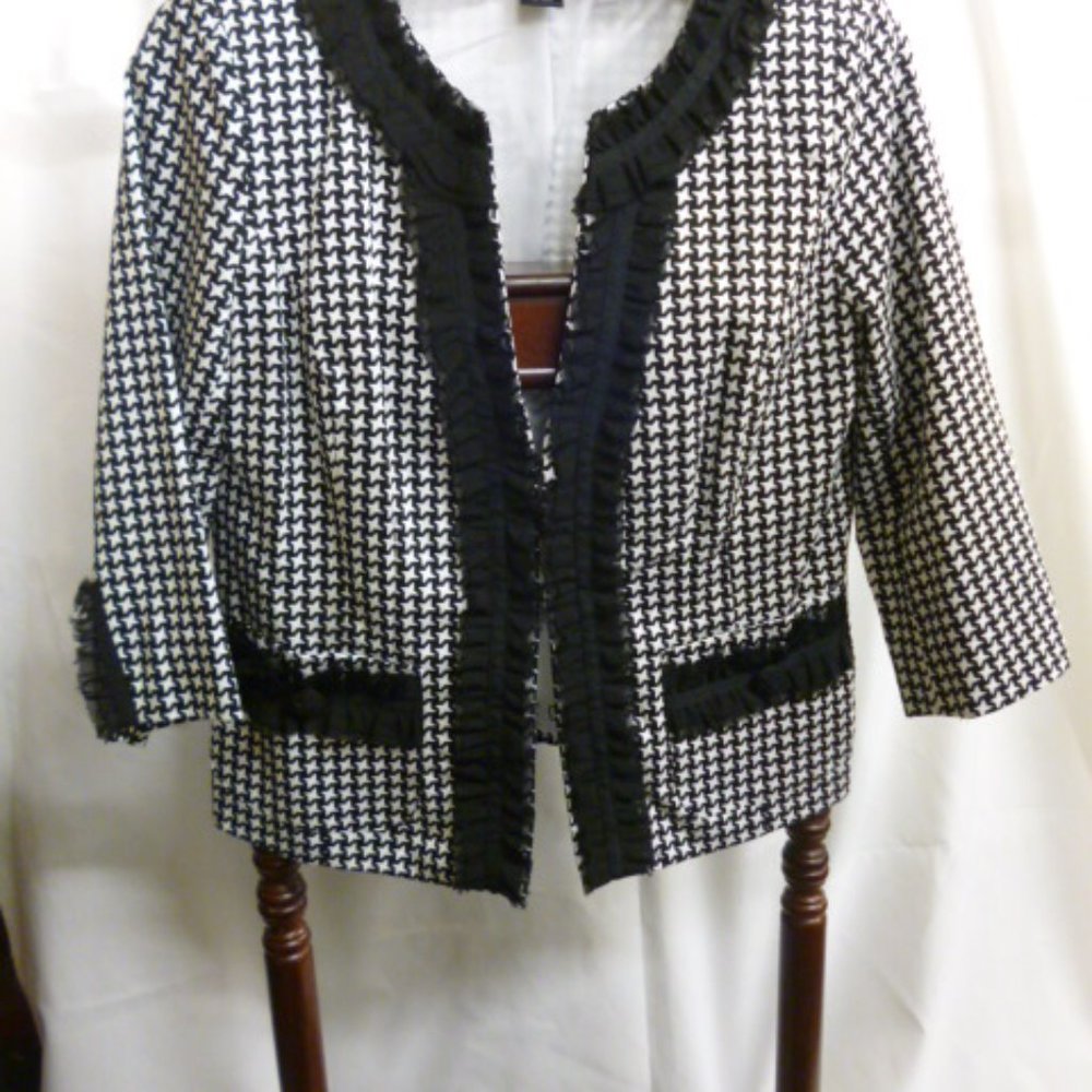 Elena Solano Jacket Ladies Black And White Size L View 5